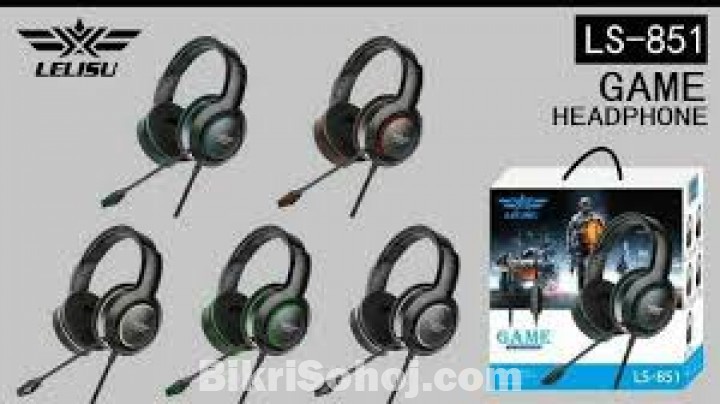Lelisu LS-851 Gaming Headset Earphone Wired Gamer Headphone